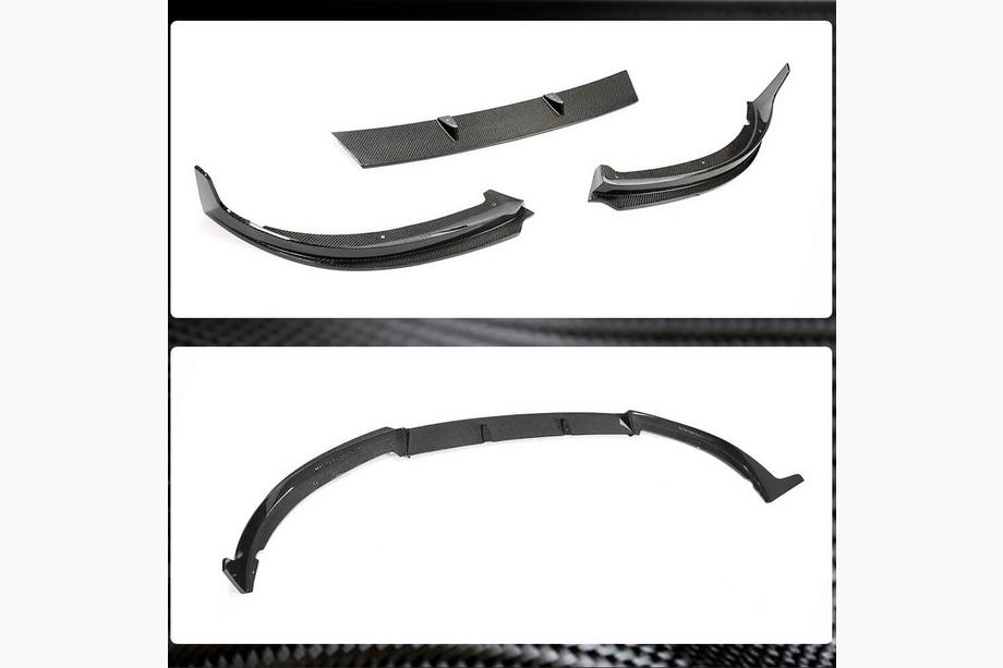 BMW 3 Series G20/G21 2018- Frontstoßstange Lippe V2 Aufsatz (für Base 2018-2022, Carbon) Foto 6