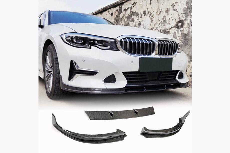 BMW 3 Series G20/G21 2018- Frontstoßstangenlippe FRP V3 (2019-2022 Base) Foto 1