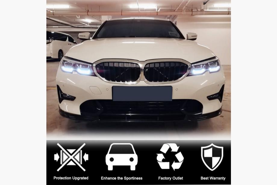 BMW 3 Series G20/G21 2018- Frontstoßstangenlippe FRP V3 (2019-2022 Base) Foto 4