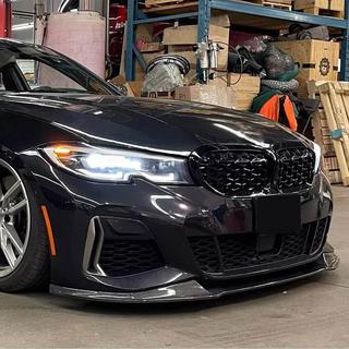 Frontstoßstange Lippe V5 Aufsatz (für M-Sport 2018-2022, Carbon) BMW 3 Series G20/G21 2018- Foto 2