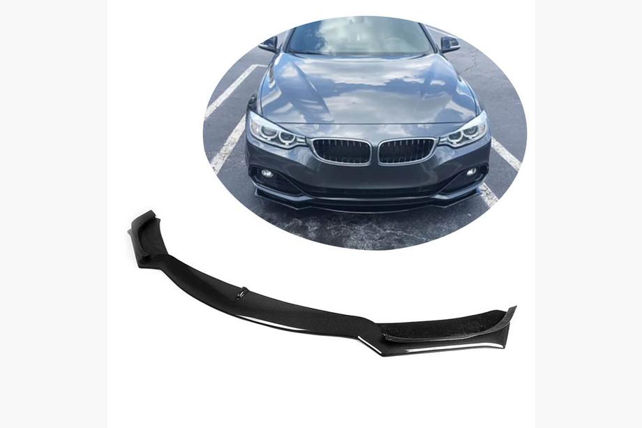 BMW 4 Series F32/F33/F36 2012-2020 Frontstoßstange Lip Spoiler (für Base 2013-2016, Carbon) Image
