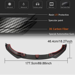 Frontlippe V2 für M-Sport, Carbon BMW 4 Series F32/F33/F36 2012-2020 Foto 4