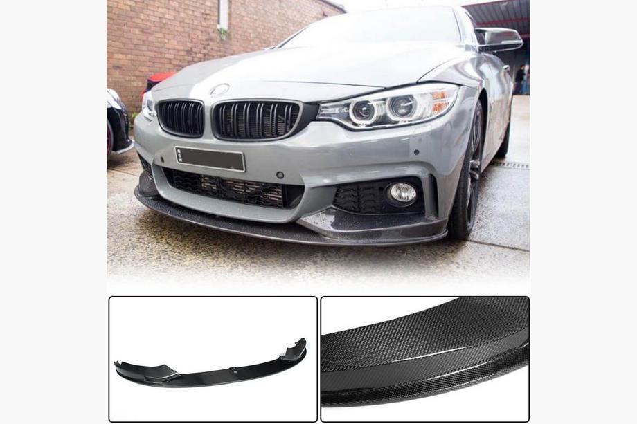 BMW 4 Series F32/F33/F36 2012-2020 Frontlippe V3 für M-Sport, Carbon Image