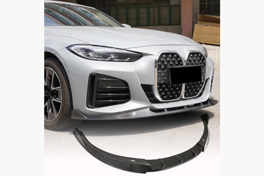 BMW 4 Series G22/23/26 2020- Frontstoßstange Lippe V3 Aufsatz (für G26 M-Sport, Carbon) Image