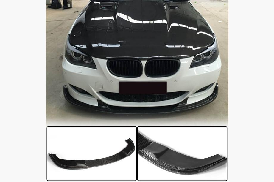 BMW 5 Series E60/E61 2003-2010 Frontstoßstangenlippe (für M-Sport, Carbon) Image