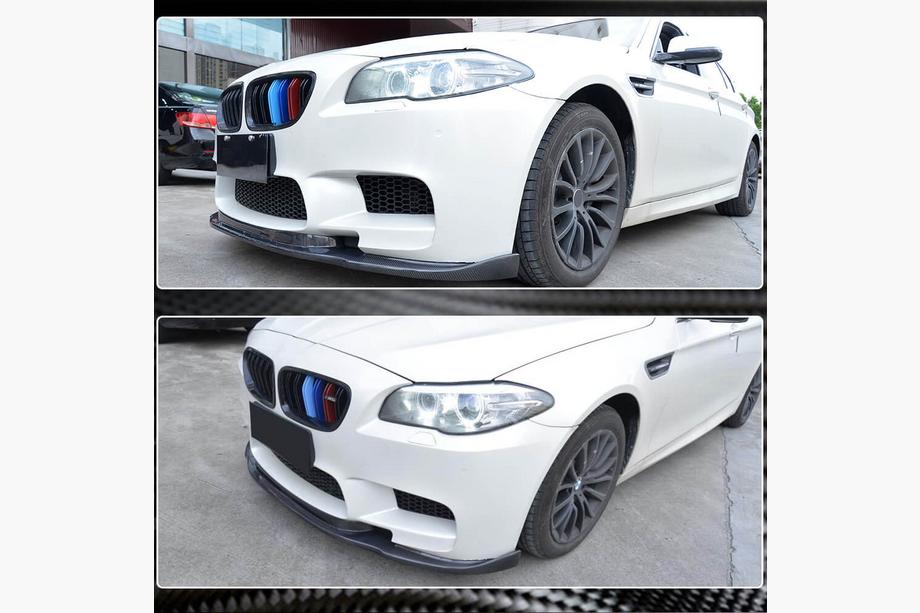 BMW 5 Series F10/F11 2010–2016 Frontlippe V3 für F10 M5, Carbon Foto 3