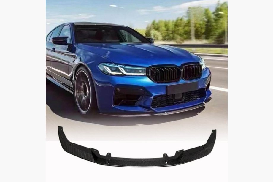 BMW 5er G30/G31 2017–2023 Frontlippe Lip V4 für M5 F90 2020-2024, Carbon Image