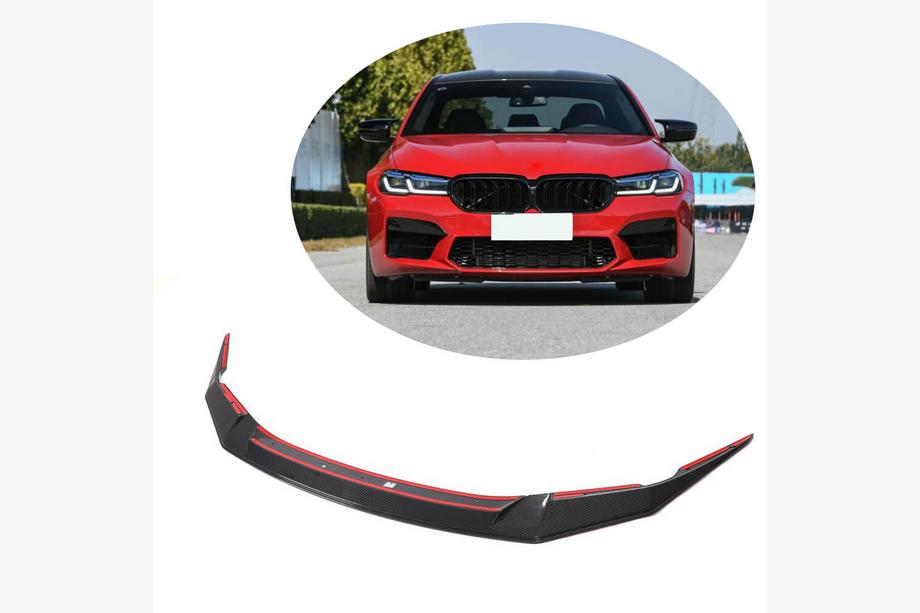 BMW 5er G30/G31 2017–2023 Frontlippe Lip V3 für M5 F90 2020-2024, Carbon Image