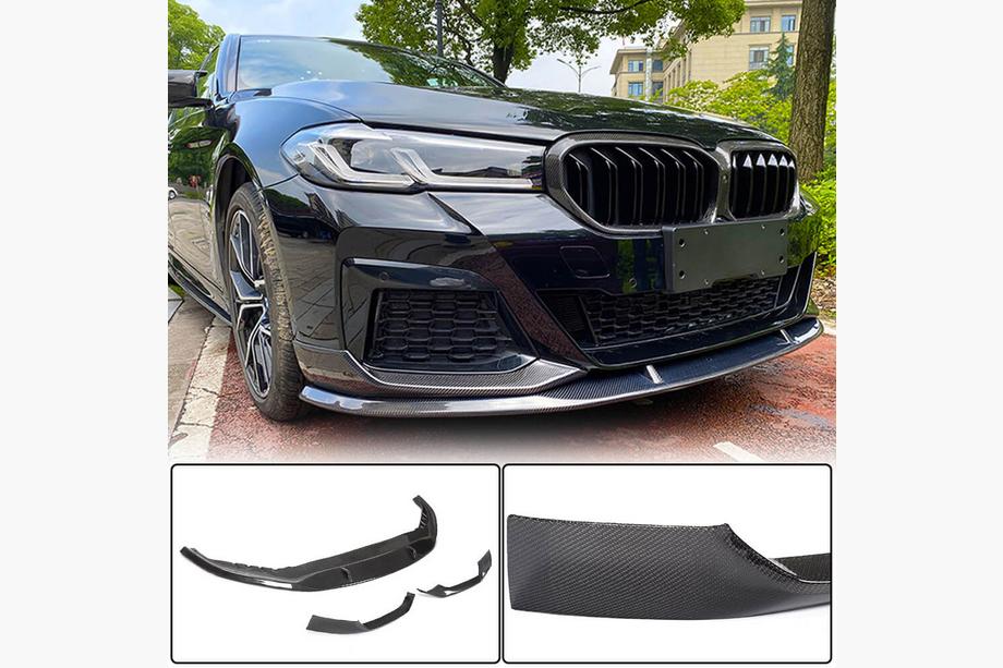 BMW 5er G30/G31 2017–2023 Frontspoiler Lippe V1 für M-Sport 2021-2024, Carbon Image