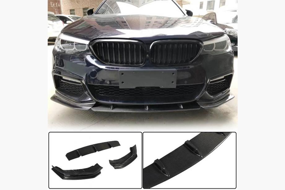 BMW 5er G30/G31 2017–2023 Frontstoßstangen Lippe V4 für M-Sport 2017-2020 Carbon Image