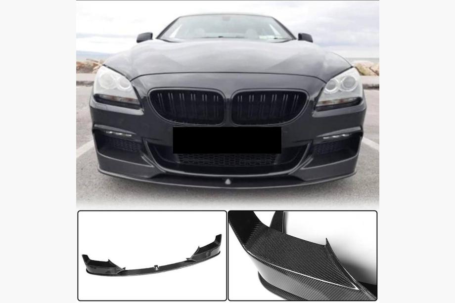 BMW 6 Series F12/F13/F06 2011-2018 Frontstoßstange Lippe V1 Aufsatz (für M-Sport, Carbon) Image