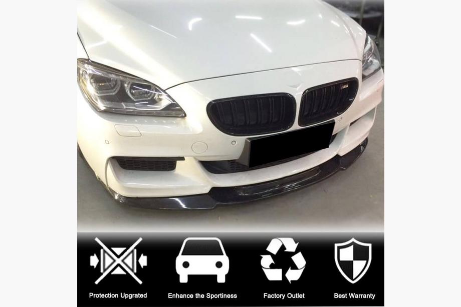 BMW 6 Series F12/F13/F06 2011-2018 Frontlippe V2 für M-Sport, Carbon Foto 2