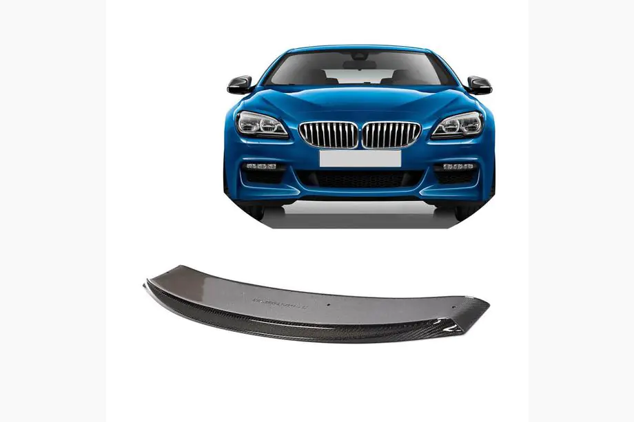 BMW 6 Series F12/F13/F06 2011-2018 Frontlippe V3 für M-Sport, Carbon Image