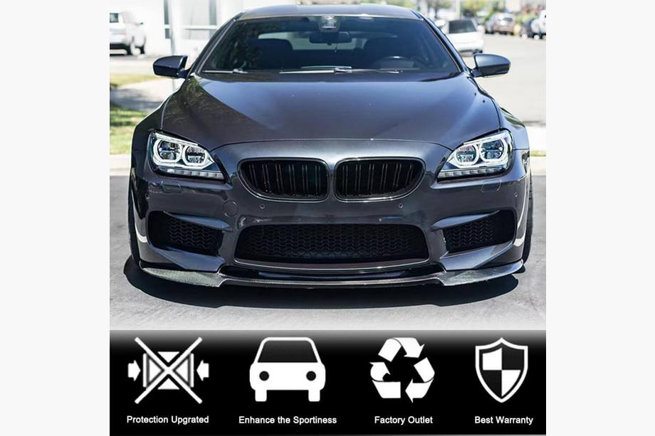 BMW 6 Series F12/F13/F06 2011-2018 Frontstoßstangenlippe FRP V4 Foto 3