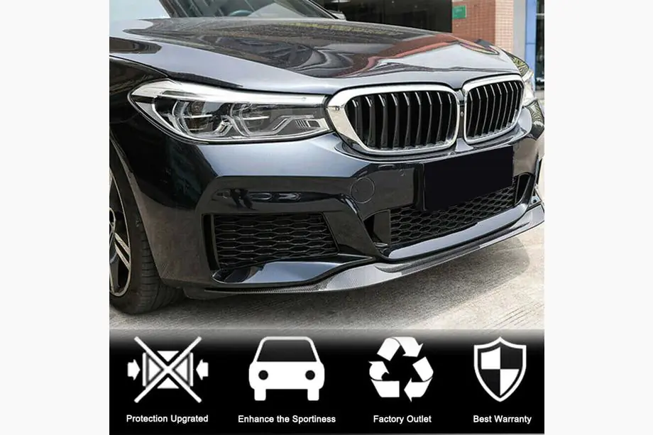 BMW 6 Series G32 2017- Frontspoiler Lippe für M-Sport 2017-2020 Carbon Foto 3