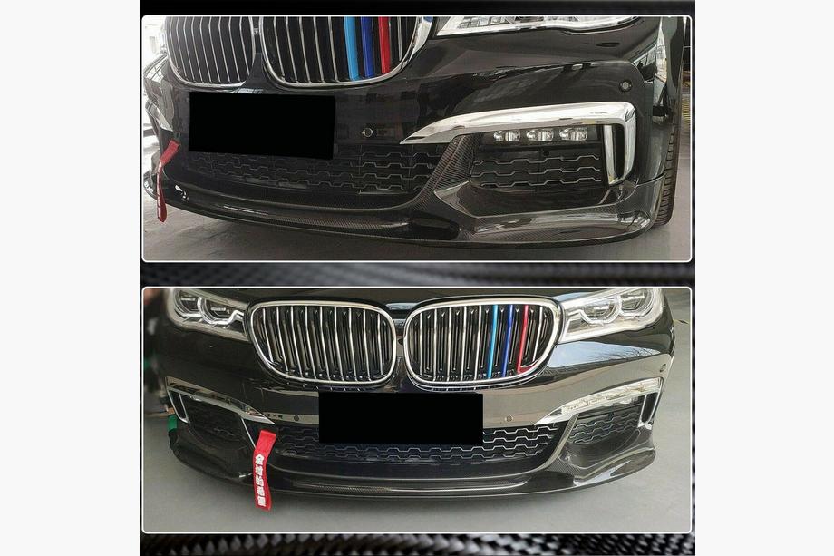 BMW 7 Series G11/G12 2015-2022 Frontspoiler Lippe V1 für M-Sport 2016-2019 Carbon Foto 3