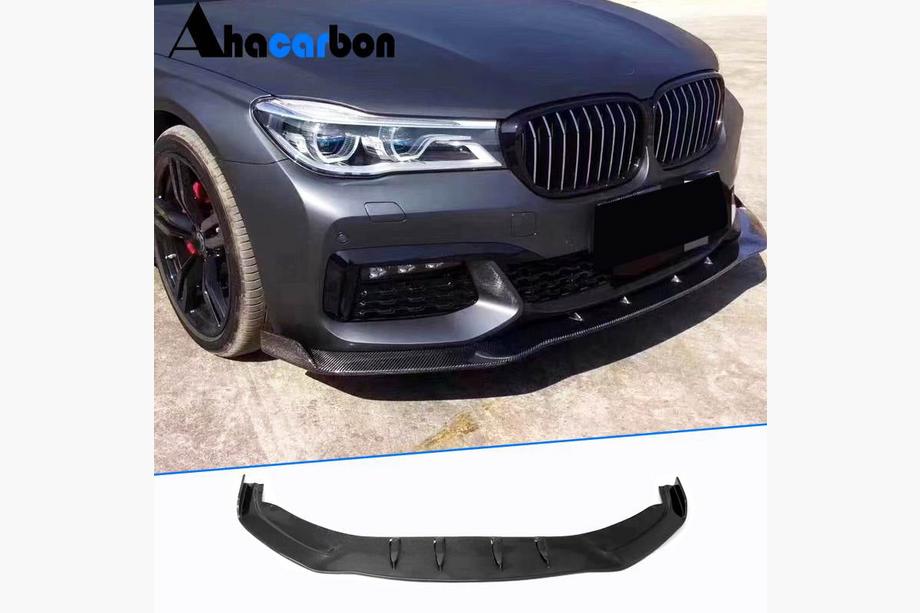 BMW 7 Series G11/G12 2015-2022 Frontlippe V2 für M-Sport 2016-2019, Carbon Foto 1