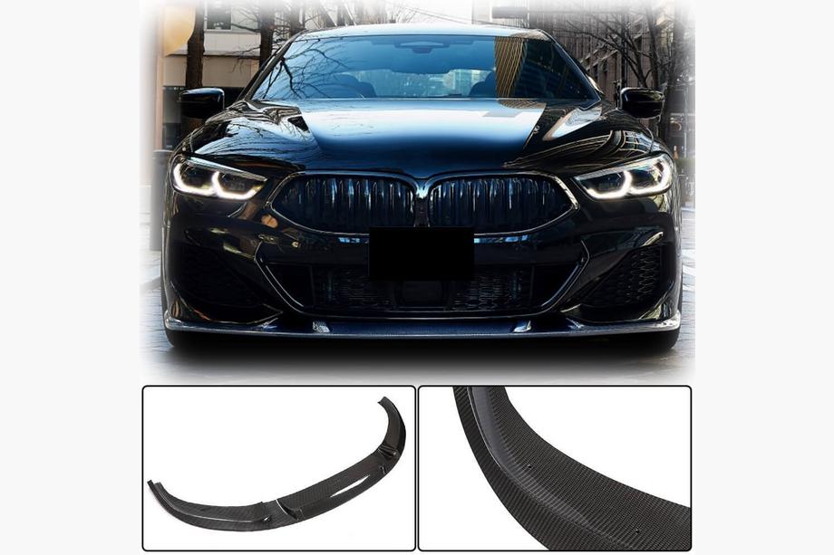 BMW 8 Series G14/G15/G16 2018- Frontlippe V3 für M-Sport, Carbon Image
