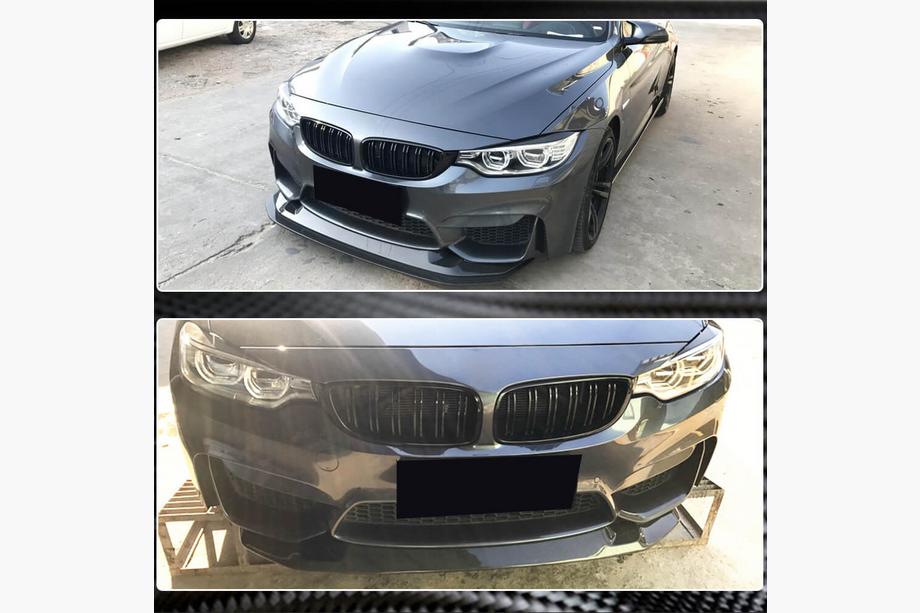 BMW 3 Series F30/F31 2012-2019 Frontlippe V3 für F80 Carbon Foto 4