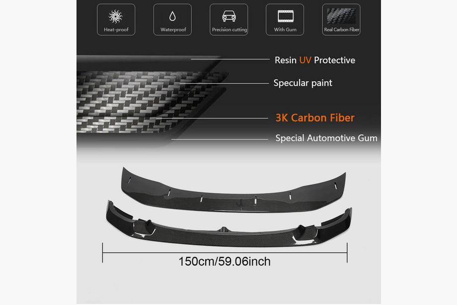 BMW 3 Series F30/F31 2012-2019 Frontlippe V3 für F80 Carbon Foto 5