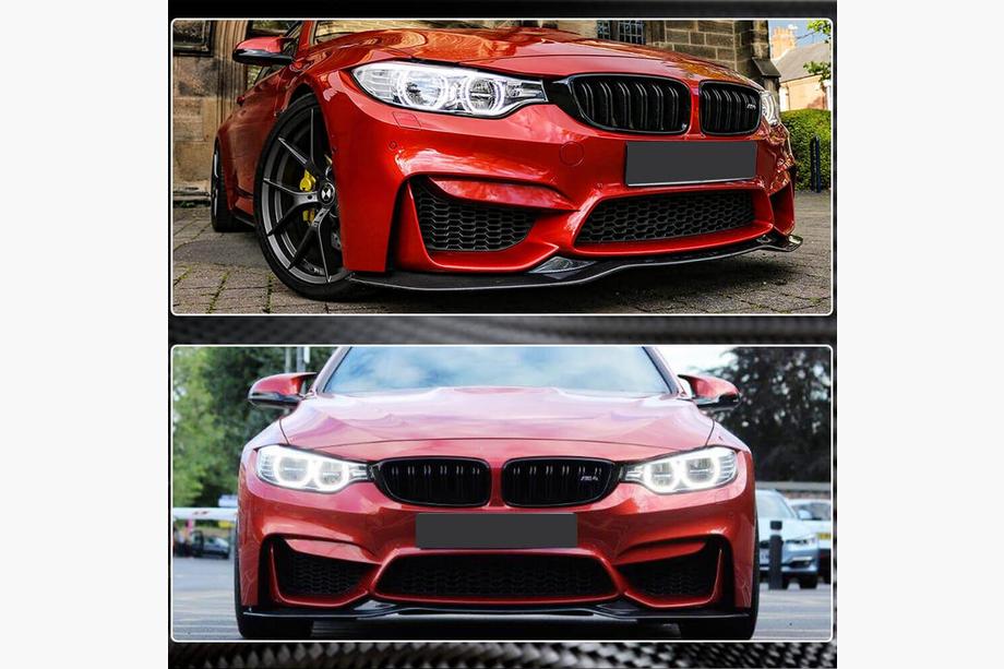 BMW 3 Series F30/F31 2012-2019 Frontlippe V9 für F80 Carbon Foto 3