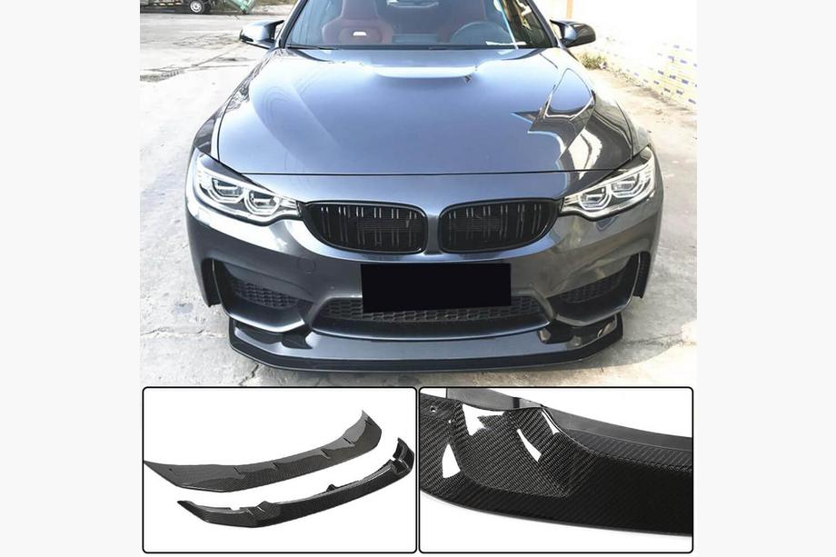 BMW 4 Series F32/F33/F36 2012-2020 Frontlippe V1 für F82/F83, Carbon Image