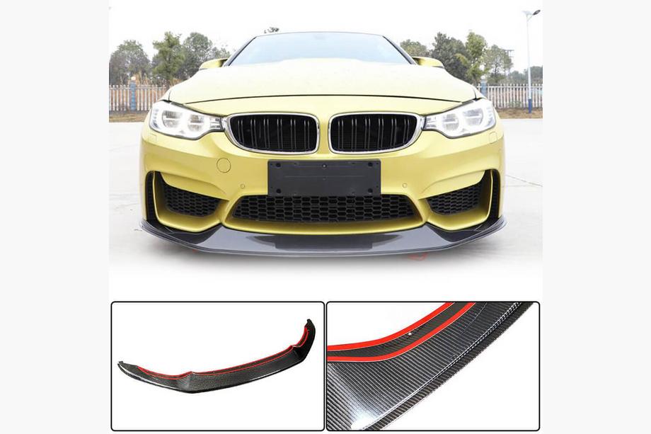 BMW 4 Series F32/F33/F36 2012-2020 Frontstoßstange Lippe V7 (für F82/F83, Carbon) Foto 1