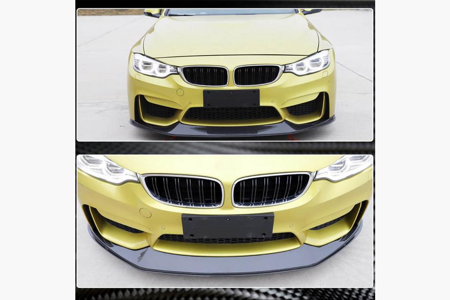 BMW 4 Series F32/F33/F36 2012-2020 Frontstoßstange Lippe V7 (für F82/F83, Carbon) Foto 5