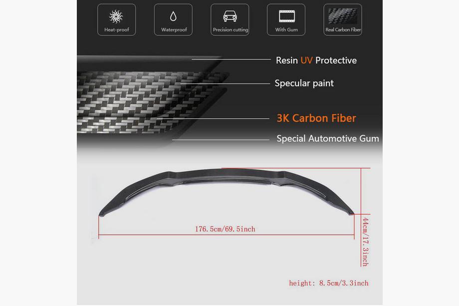 BMW 3 Series F30/F31 2012-2019 Frontlippe V14 für F80, Carbon Foto 6