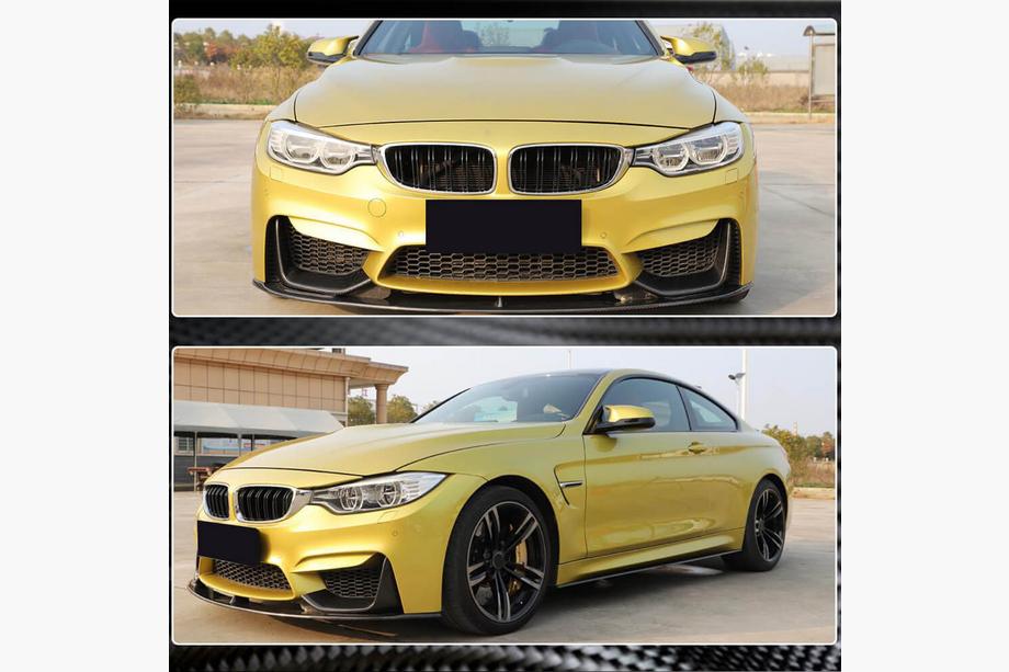 BMW 3 Series F30/F31 2012-2019 Frontstoßstangenlippe FRP V15 (für F80) Foto 3
