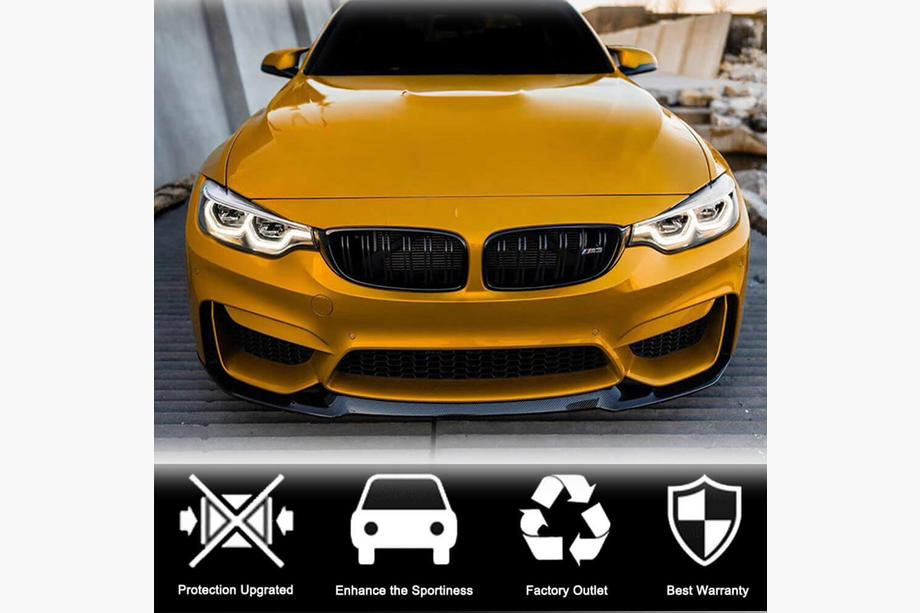 BMW 4 Series F32/F33/F36 2012-2020 Frontlippe V14 für F82/F83, Carbon Foto 3