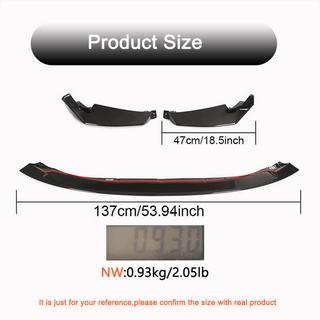 Frontlippe V2 für G80, Carbon BMW 3 Series G20/G21 2018- Foto 4
