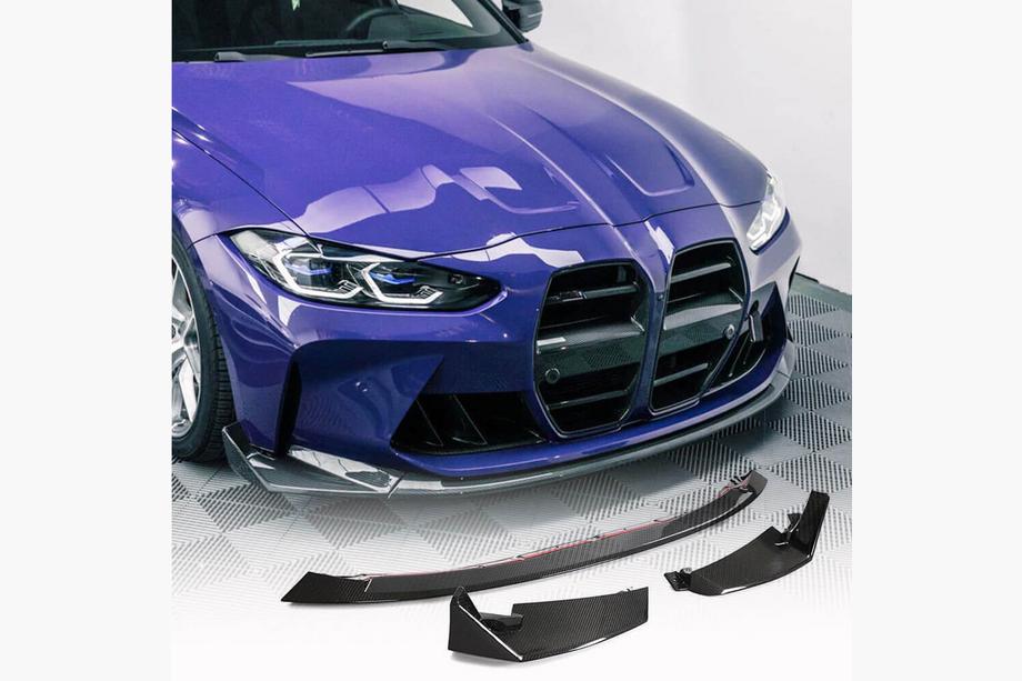 BMW 3 Series G20/G21 2018- Frontlippe V8 für G80, Carbon Image