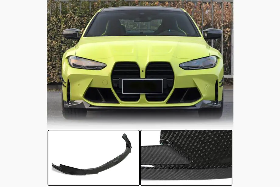 BMW 3 Series G20/G21 2018- Frontspoiler Lippe V10 (für G80, Carbon) Image