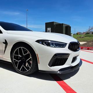 Frontstoßstangen Lippe Aufsatz (für F91/F92/F93 M8, Carbon) BMW 8 Series G14/G15/G16 2018- Foto 4