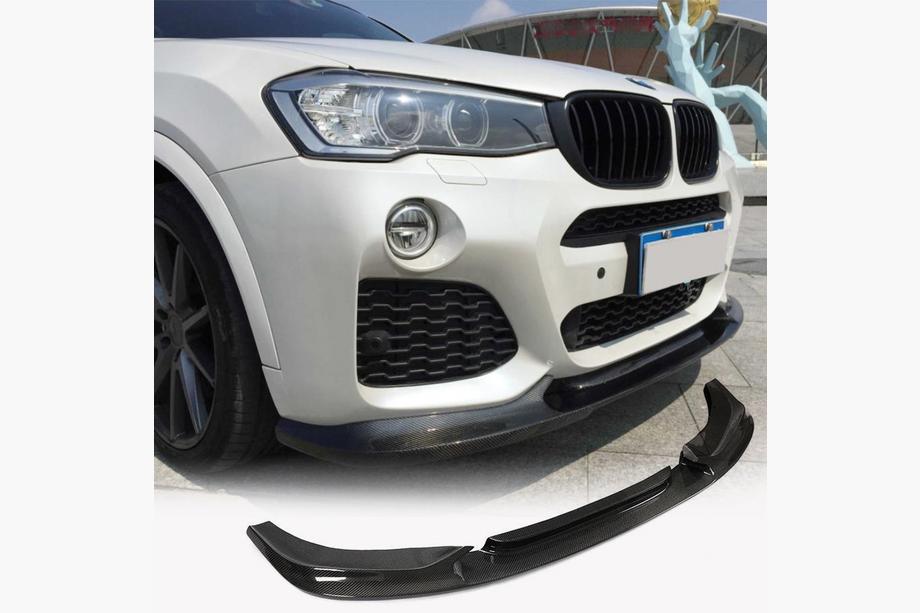 BMW X3 F25 2011-2018 Frontstoßstangenlippe (für M-Sport 2014-2018, Carbon) Image