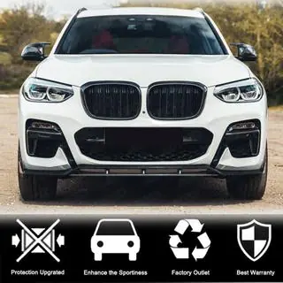 Frontlippe für originalen M-Sport Stoßfänger 2018-2021, Carbon Foto 3
