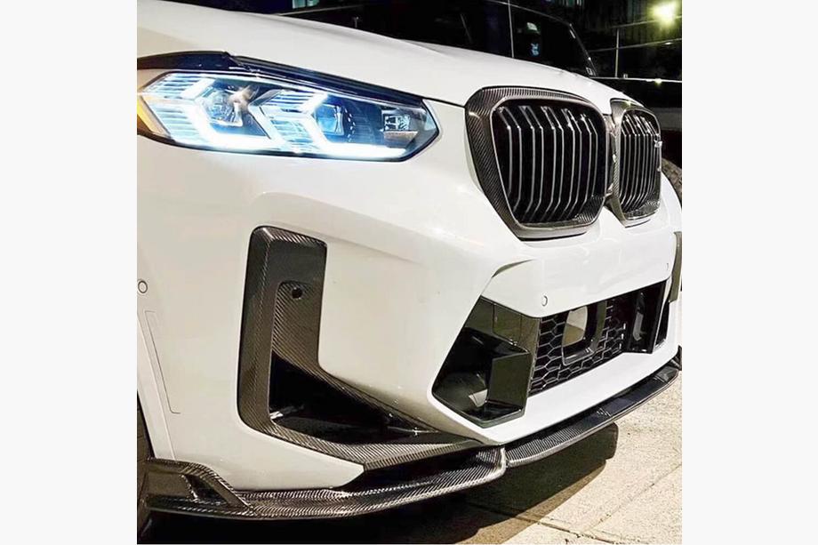 BMW X3 G01 2018- Frontlippe für Stoßstange Lip (für F97 2022-2024, Carbon) Image