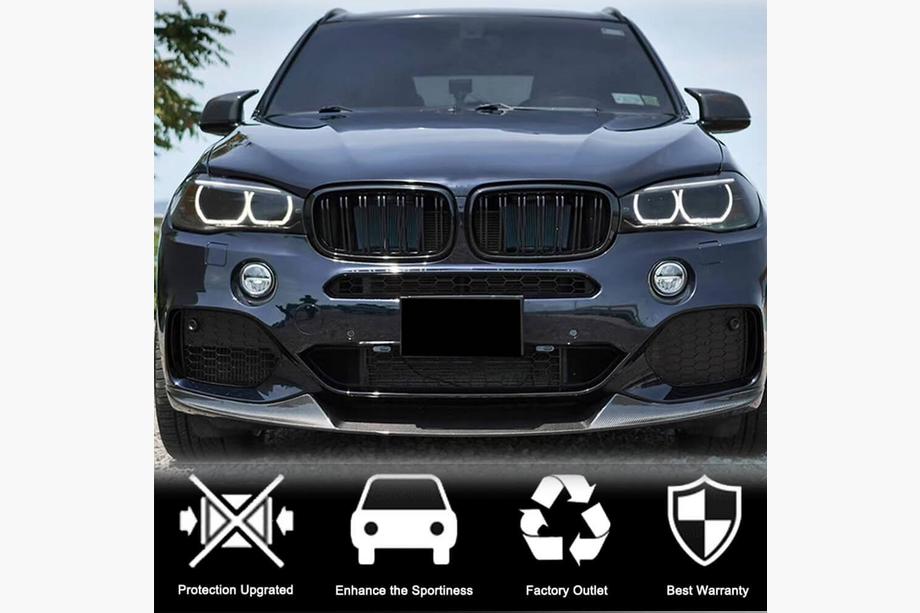 BMW X5 F15 2013-2018 Frontlippe Stoßstange (für M-Sport, Carbon) Foto 3