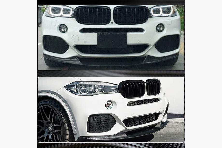BMW X5 F15 2013-2018 Frontlippe Stoßstange (für M-Sport, Carbon) Foto 5
