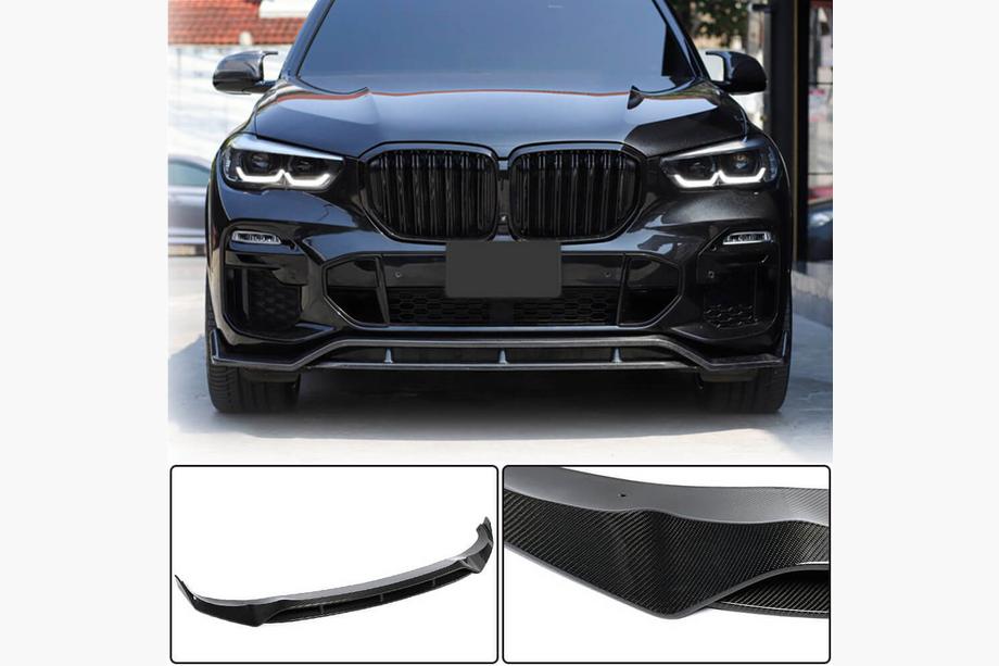 BMW X5 G05 2019–2026 Frontstoßstangenlippe Carbon V2 (2019-2022 M-Sport) Image