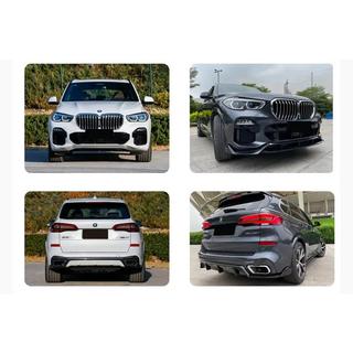Front Lip Spoiler Paradigm V-3 (2018-2022, Schwarz Glanz) BMW X5 G05 2019–2026 Foto 4