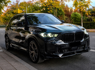 BMW X5 G05 2019–2026 Frontlip-Spoiler Paradigm V-5 (für M-Sport 2023–, Schwarz Hochglanz) Foto 2