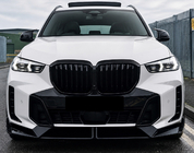 BMW X5 G05 2019–2026 Frontlip-Spoiler Paradigm V-5 (für M-Sport 2023–, Schwarz Hochglanz) Foto 4