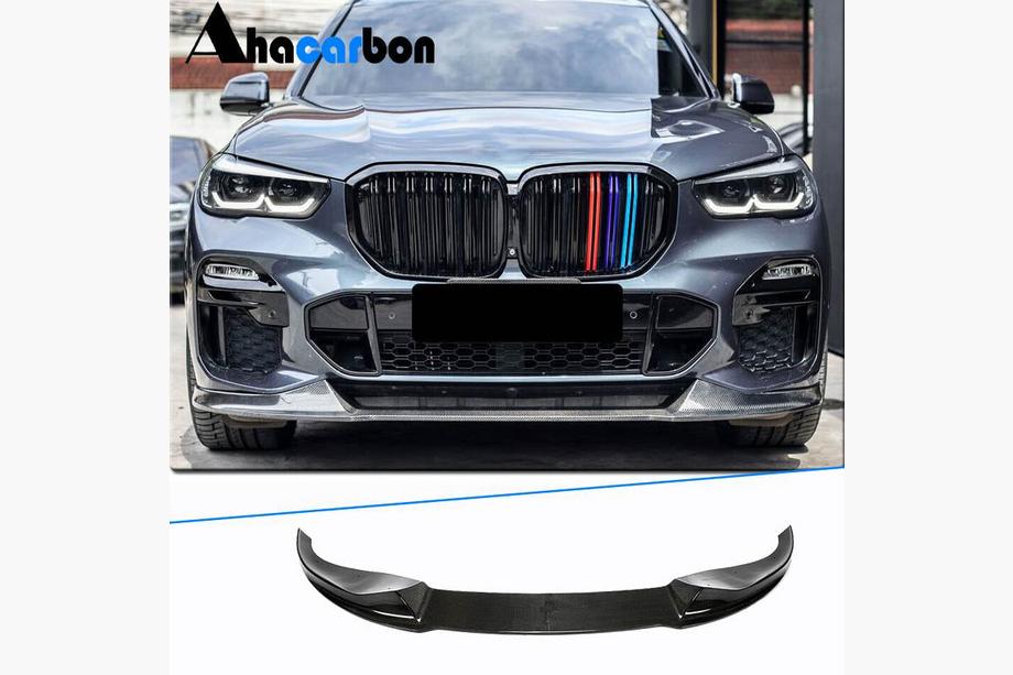BMW X5 G05 2019–2026 Front Lip Spoiler Paradigm V-4 (2018-2022, Echtcarbon) Foto 1