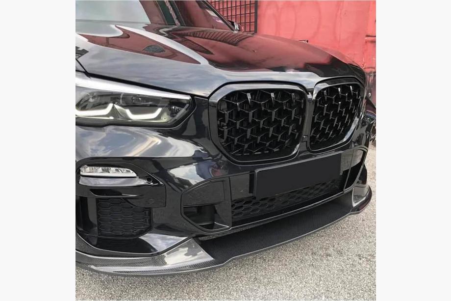 BMW X5 G05 2019–2026 Front Lip Spoiler Paradigm V-4 (2018-2022, Echtcarbon) Foto 4