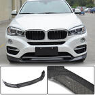 BMW X6 F16 2014-2019 Frontstoßstangen Lippe V1 Aufsatz (für Base, Carbon) Foto 1