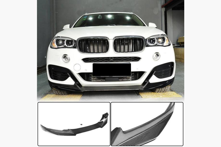 BMW X6 F16 2014-2019 Frontlippe Stoßstange (für M-Sport, Carbon) Foto 1