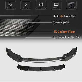 Frontlippe für Stoßstange Lip (für M-Sport 2018-2022, Carbon) Foto 4