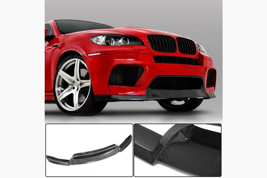 BMW X6 E71 2008–2014 Frontlippe Lip V2 für X6M, Carbon Image